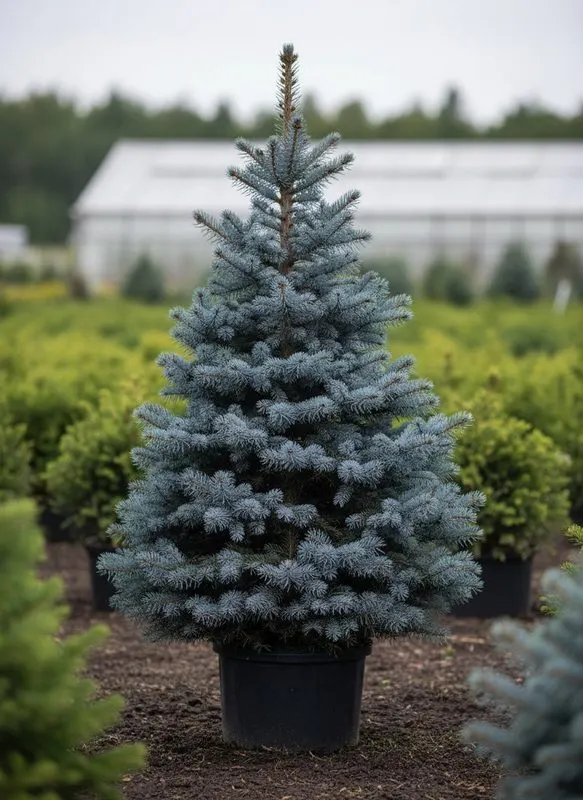 Ель колючая Glauca (Super blue)