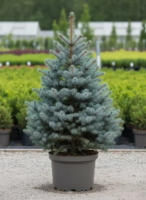 Ель колючая Glauca